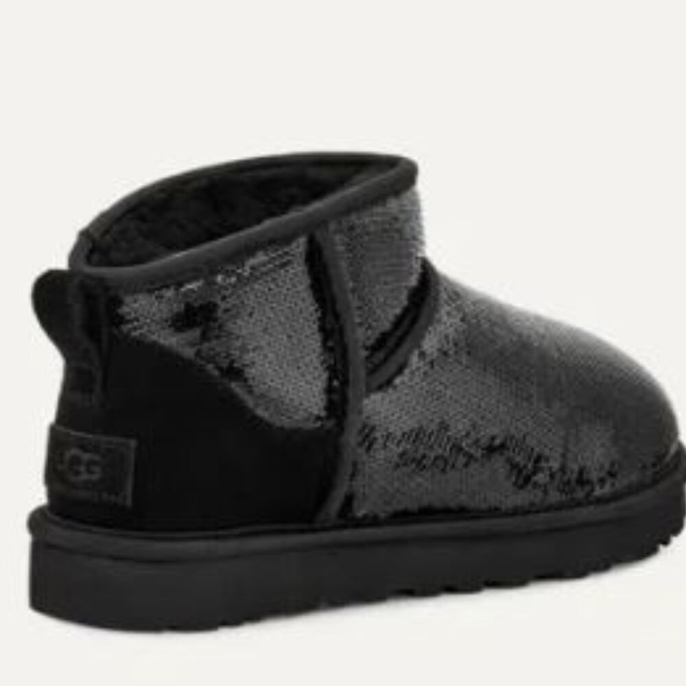 UGG Classic All Over Sequins UL Mini Mirror Ball Boot
